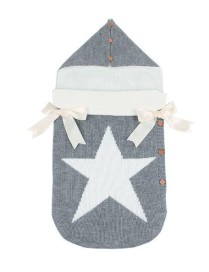 Newborns Five Star Knitted Sleeping Bags Winter, Color: Gray