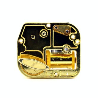 Eight-tone Gold-plated Bar Repair Parts DIY Sky City Paperback Music Box(Robot Cat)