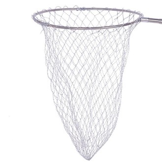 Foldable Stainless Steel Dip Net Head Fishing Net, Specification: Solid 40cm Big Mesh