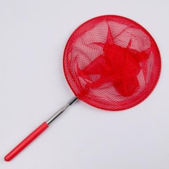 10 PCS Stainless Steel Telescopic Children Catching Fish And Insects Net(Color Random Delivery)