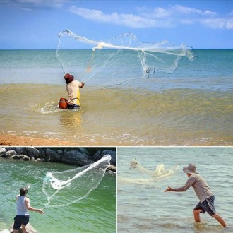 420 Help Throw Monofilament Fishing Net, Height: 2.1m