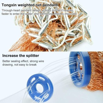 420 Help Throw Monofilament Fishing Net, Height: 2.1m