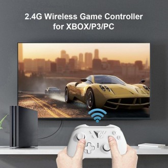 M-1 2.4G Wireless Drive-Free Gamepad For XBOX ONE / PS3 / PC(Black)