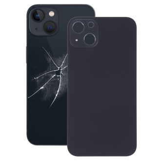 Easy Replacement Big Camera Hole Glass Back Battery Cover for iPhone 13(Black)