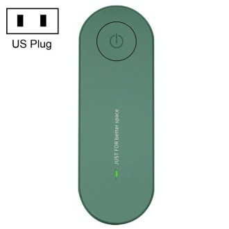 Mini Household Wireless Ultrasonic Deodorizer Vacuum Cleaner Dust Mite Controller, US Plug(Green)