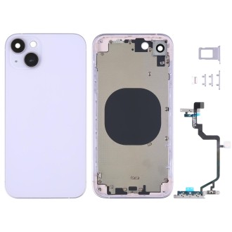 Back Housing Cover with Appearance Imitation of iP14 for iPhone XR(Purple)