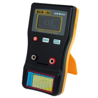 MESR-100 AutoRanging In Circuit ESR Capacitor /Low Ohm Meter Up to 0.01 to 100R(Orange)