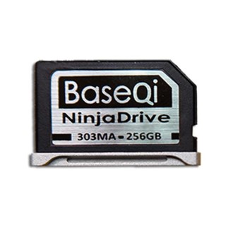 BASEQI 303MA 256GB Aluminum Alloy Micro SD(TF) Memory Card for Macbook Pro Retina 13.3 inch Laptops