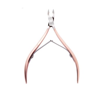 Stainless Steel Rose Gold Double-Headed Steel Push Dead Skin Scissors Nail Set,Style: D501