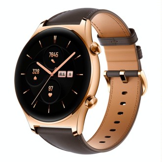 Honor GS 3 Smart Watch, 1.43 inch Screen, Support Heart Rate Monitoring / Bluetooth Call / GPS / NFC (Brown)