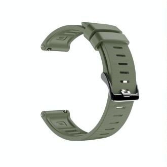 For Polar Grit X Silicone Official Buckle  Watch Band(Army Green)