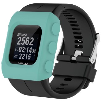 Solid Color Silicone Watch Protective Case for POLAR V800(Mint Green)