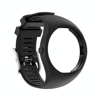 For POLAR M200 Texture Silicone Watch Band, One Size(Black)