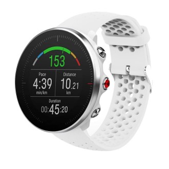 For POLAR Vantage M Silicone Watch Band(White)