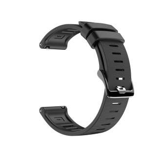 For Polar Grit X Silicone Official Buckle  Watch Band(Black)