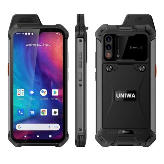 UNIWA W888 HD+ Rugged Phone, 4GB+64GB, 6.3 inch Android 11 Mediatek MT6765 Helio P35 Octa Core up to 2.3GHz, NFC, OTG, Network: 