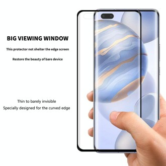 For Huawei Honor 30 Pro ENKAY Hat-Prince 0.26mm 9H 3D Explosion-proof Full Screen Curved Heat Bending Tempered Glass Film