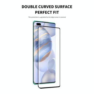 For Huawei Honor 30 Pro ENKAY Hat-Prince 0.26mm 9H 3D Explosion-proof Full Screen Curved Heat Bending Tempered Glass Film