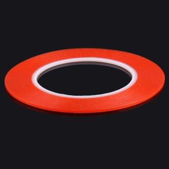 2mm Width Double Sided Adhesive Sticker Tape for iPhone / Samsung / HTC Mobile Phone Touch Panel Repair,  Length: 25m (Red)