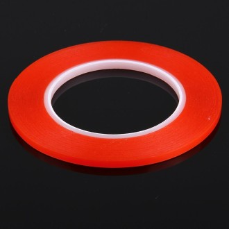 5mm Width Double Sided Adhesive Sticker Tape for iPhone / Samsung / HTC Mobile Phone Touch Panel Repair, Length: 25m(Red)