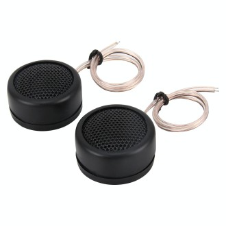 2 PCS 4 Mounting Options High Efficiency Dome Tweeter Mini Car Speaker Dome Tweeter Audio Auto Sound Component Speakers for Car 