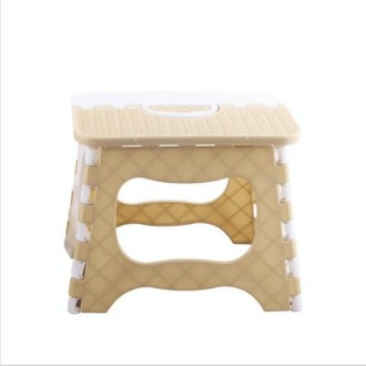 Plastic Folding Chair Thicken Portable Mini Child Stools(Random Color Delivery)