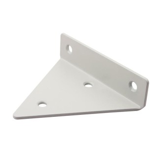 Load Bearing Invisible Triangle Bracket Wall Shelf Bracket With Screws, Specification: 140x130mm White