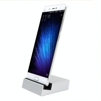 USB-C / Type-C Holder / Charging Dock Charger(Silver)