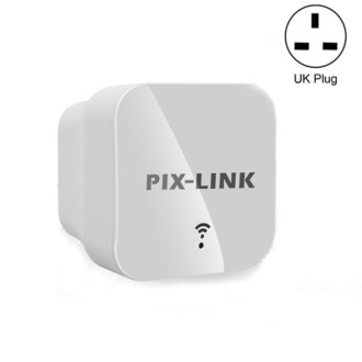 PIXLINK WR12 300Mbps WIFI Signal Amplification Enhanced Repeater, Plug Type:UK Plug