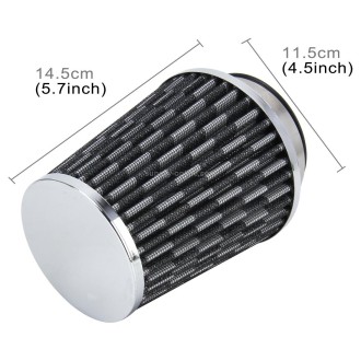 Universal Car Air Filter Mechanic Supercharger Car Car Filter Kits Air Intake Cool Filter, Size: 14.5*11.5cm(Black)(Black)