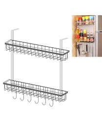 Multi-layer Fridge Storage Rack Side Shelf Sidewall Holder Multi-function Kitchen Organizer Household, Size:BC