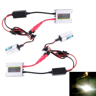 DC12V 35W 2x H7 Slim HID Xenon Light, High Intensity Discharge Lamp, Color Temperature: 8000K