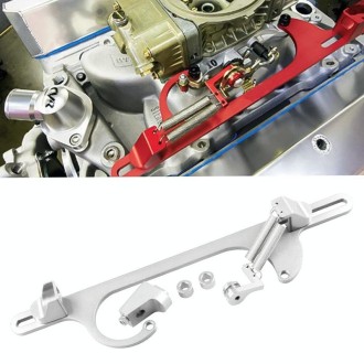 Car Modification Throttle Base Cable Base Section Aluminum Alloy Throttle Cable(Silver)