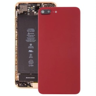 Back Cover with Adhesive for iPhone 8 Plus(Red)