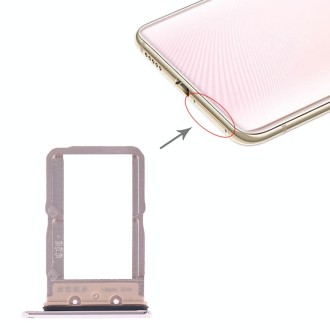 For Vivo X27 SIM Card Tray + SIM Card Tray (Gold)