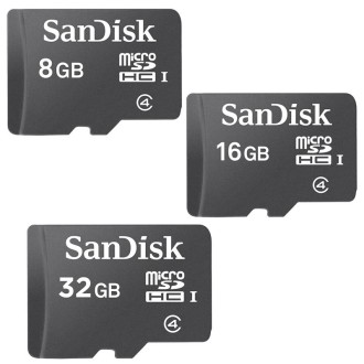 SanDisk C4 Small Speaker TF Card Mobile Phone Micro SD Card Memory Card, Capacity: 16GB