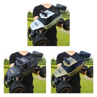 2.4GHz 4WD Double Motors Off-Road Climbing Car Remote Control Vehicle, Model:6026(Gold)