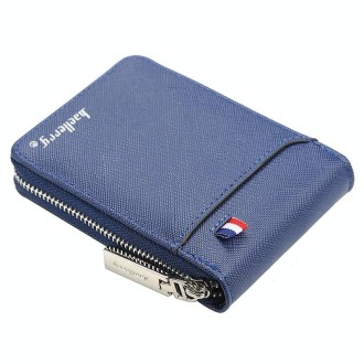 Baellerry Large-capacity Multi-card Slot Organ Card Bag Mini Zip Coin Purse(Blue)