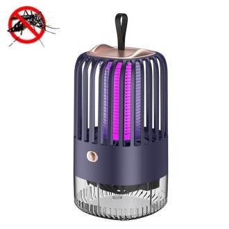 BG-005 Cage Shock Inhalation USB Mute Mosquito Repellent, Style: Dircet Charging Model(Blue)