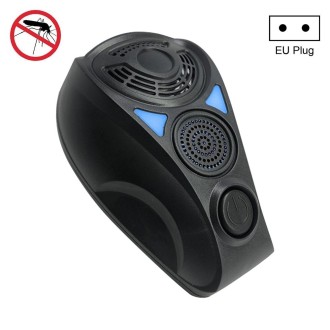 PR-1929 Ultrasonic Mouse Repellent Mosquito Repellent, Product Specifications: EU Plug(Black)