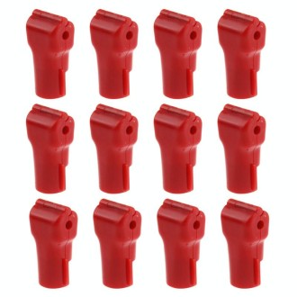 12 PCS Red ABS Display Hook / Security Lock Hook