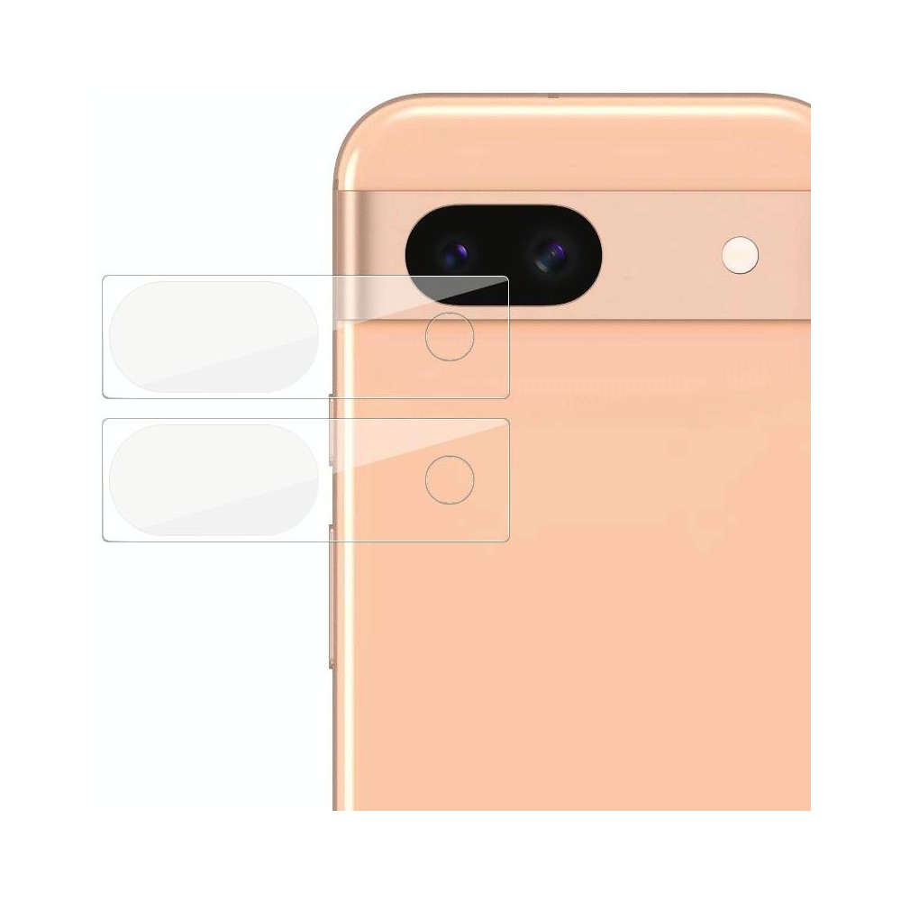 For Google Pixel 8a 2 PCS/Set IMAK HD Glass Rear Camera Lens Film