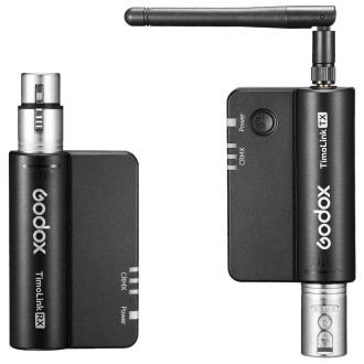 Godox TimoLink TX & RX Wireless DMX Transmitter & Receiver (Black)