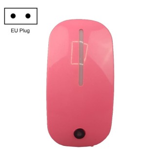 A66 Mouse Type LED Intelligent Light Control Night Light, Plug:EU Plug(Pink)