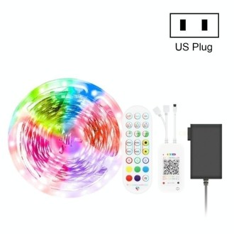 5M 150 LEDs Bluetooth Suit Smart Music Sound Control Light Strip Waterproof 5050 RGB Colorful Atmosphere LED Light Strip With 24