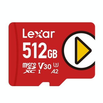 Lexar LSDMI High-Speed TF Card Game Console Memory Card, Capacity: 512GB(Red)