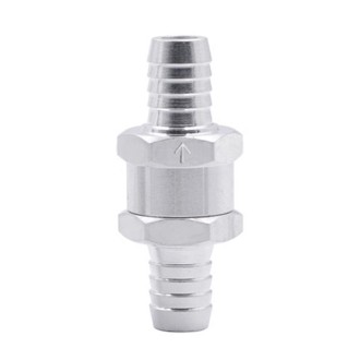 Car 12mm Aluminium Alloy Fuel Petrol One Way Non Return Check Valve