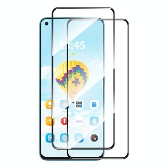 For OnePlus Nord CE 2 Lite 5G 2pcs ENKAY Full Glue High Aluminum-silicon Tempered Glass Film