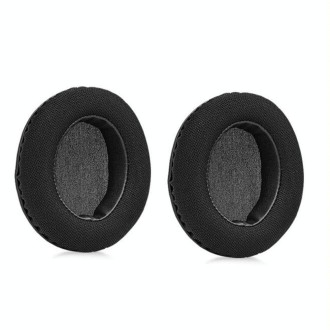 2pcs Sponge Earmuffs For ASUS ROG Strix Fusion 300 / 500 / 7000(Black Mesh)