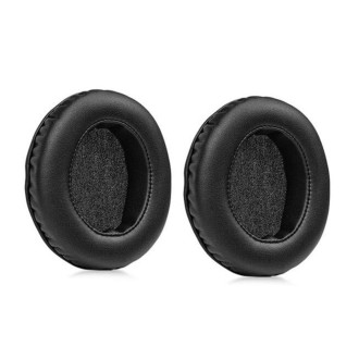 2pcs Sponge Earmuffs For ASUS ROG Strix Fusion 300 / 500 / 7000(Black Protein Skin)